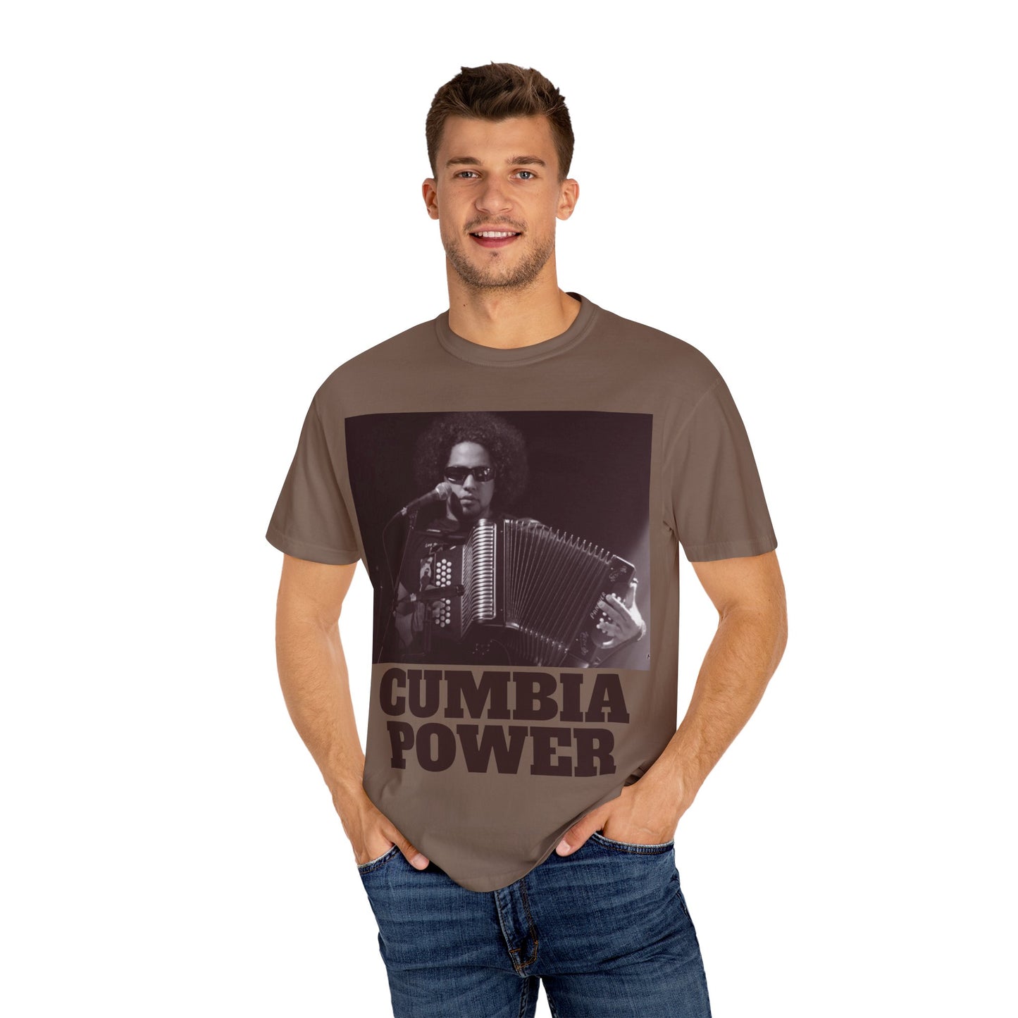 Cumbia Power Unisex T-Shirt, Retro Music Tee, Gift for Musicians, Festival Shirt, Vintage Style, Casual Wear