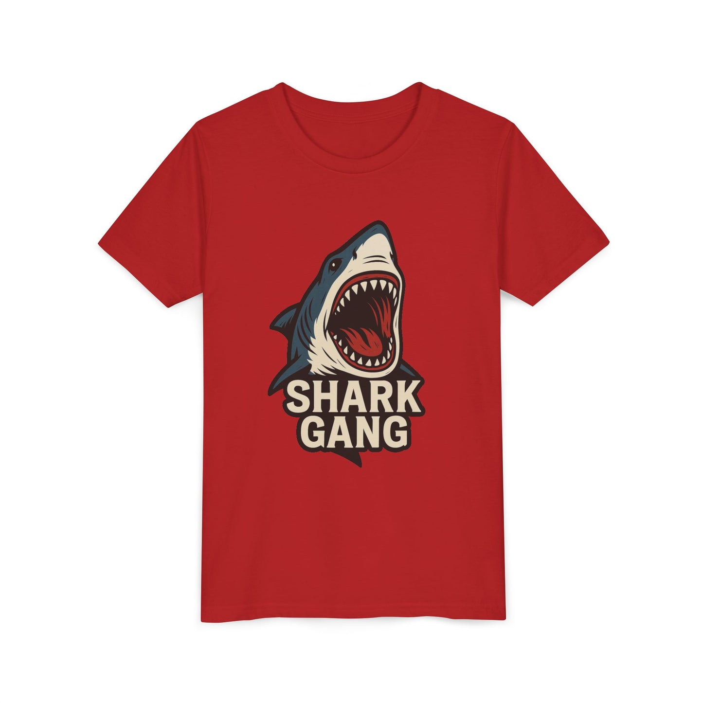 Shark Gang Youth Tee - Ocean-Themed Shirt for Kids, Perfect for Summer and Birthday Gifts, Sea Life Apparel, Fun Beach Wear, Unique [...]