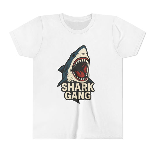 Shark Gang Youth Tee - Ocean-Themed Shirt for Kids, Perfect for Summer and Birthday Gifts, Sea Life Apparel, Fun Beach Wear, Unique [...]
