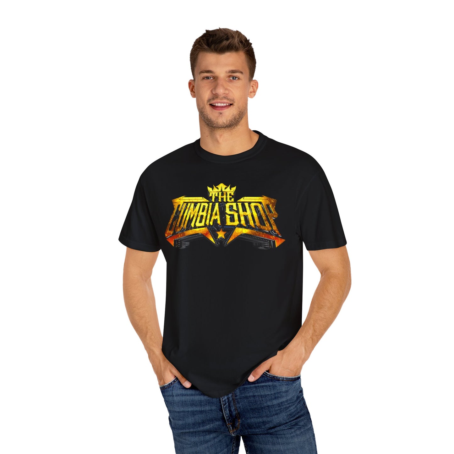 Sonidero Graphic T-Shirt, The Cumbia Shop Tee, Casual Wear, Gift for Him or Her, Festival Shirt, Retro Sonidero Style Shirt