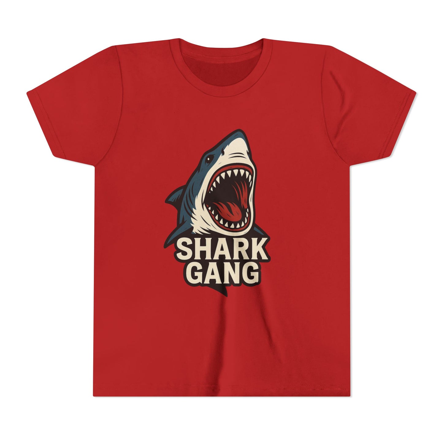 Shark Gang Youth Tee - Ocean-Themed Shirt for Kids, Perfect for Summer and Birthday Gifts, Sea Life Apparel, Fun Beach Wear, Unique [...]