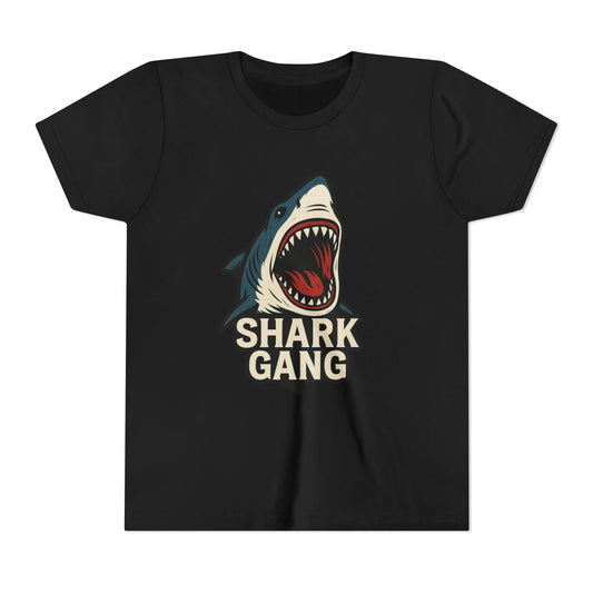 Shark Gang Youth Tee - Ocean-Themed Shirt for Kids, Perfect for Summer and Birthday Gifts, Sea Life Apparel, Fun Beach Wear, Unique [...]